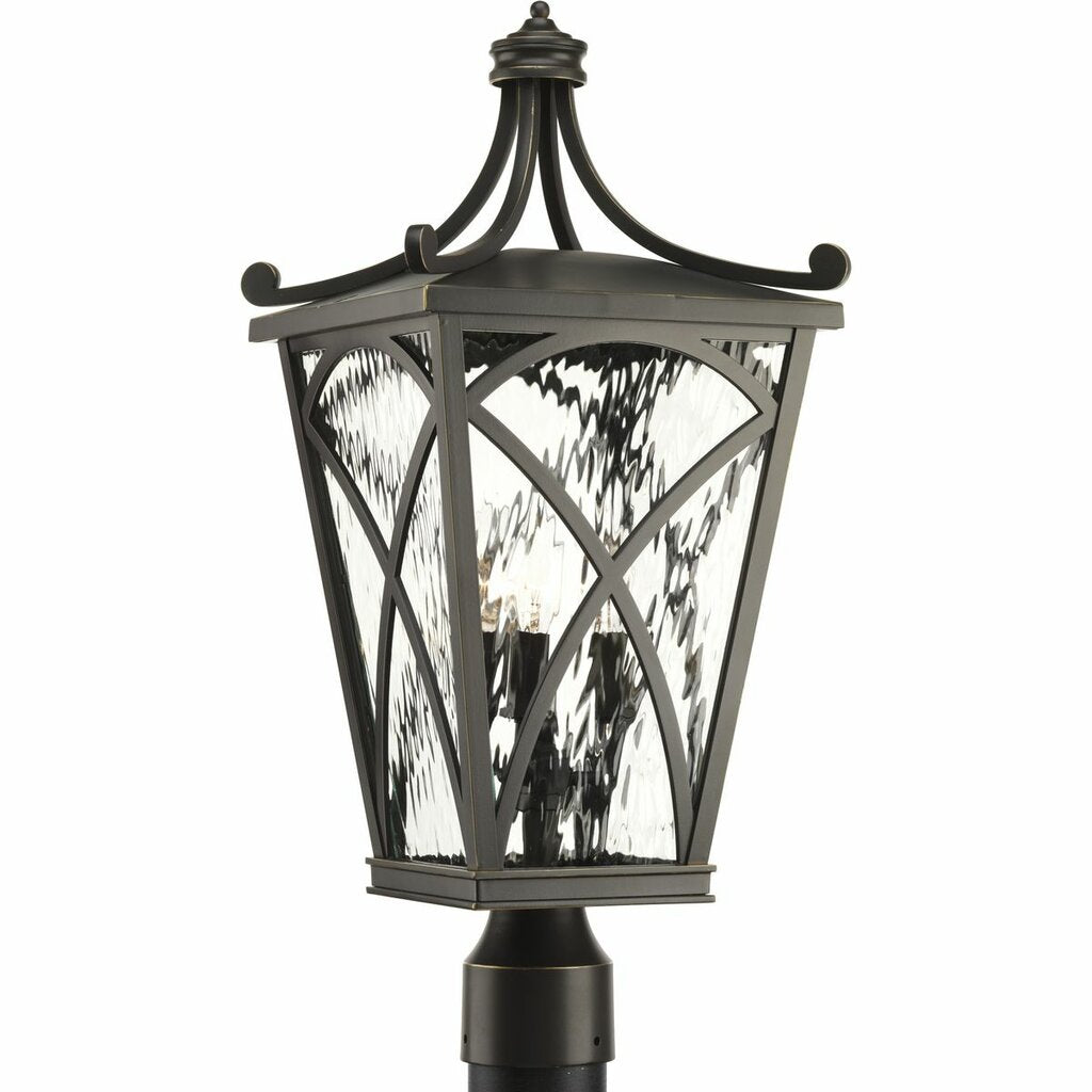 Progress Lighting P6442-108 Fixture The Cadence three-light post
