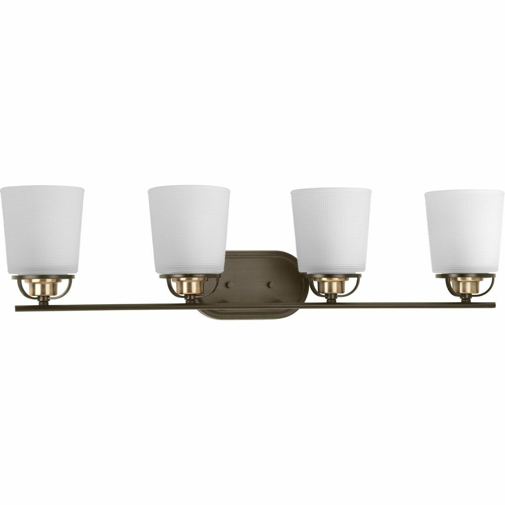 Progress Lighting P300007-020 Bath Fixture A modern form with