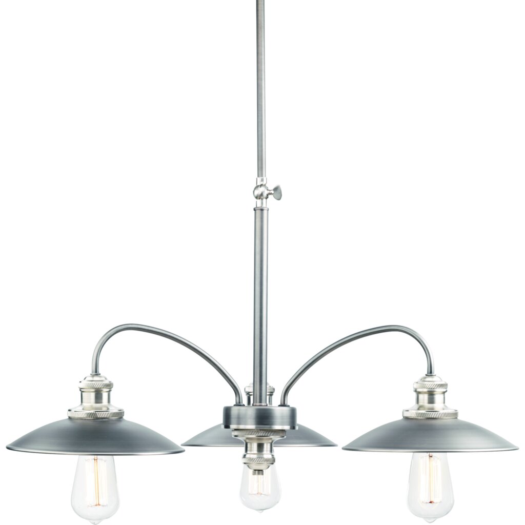 Progress Lighting P4768-81 Chandelier Fixture Archives' three-light
