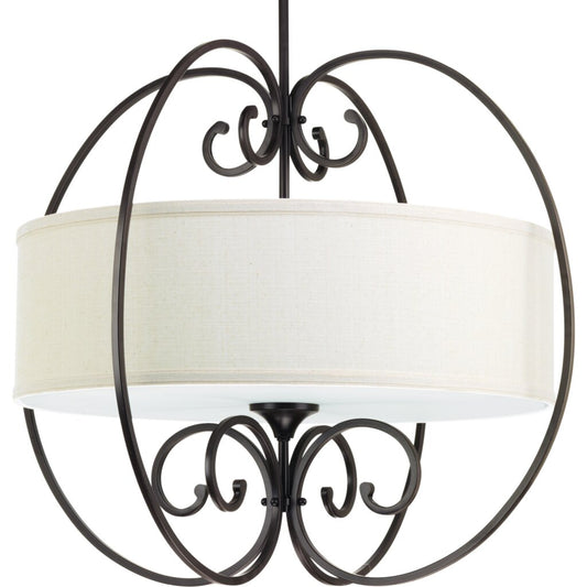 Progress Lighting P5336-20 Pendant Fixture Overbrook four-light