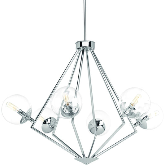Progress Lighting P4756-15 Chandelier Fixture Giving a nod to the