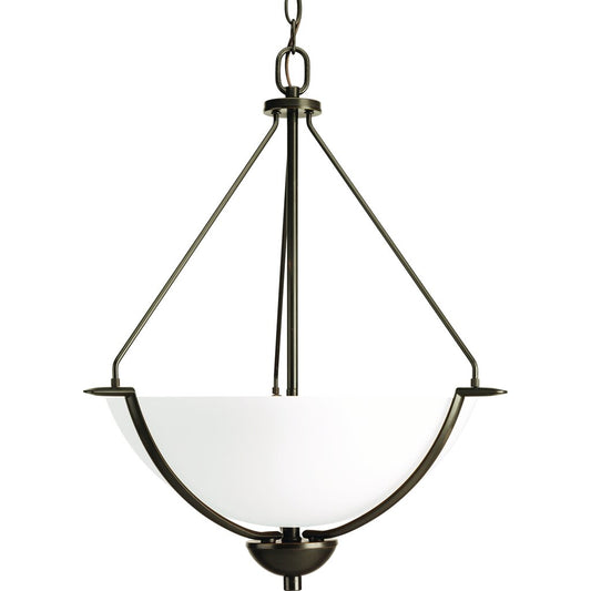 Progress Lighting P3912-20W Pendant Fixture Three-light inverted