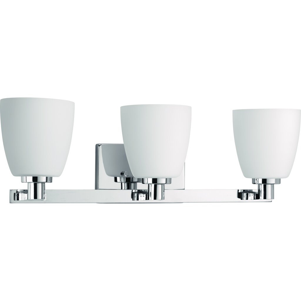 Progress Lighting P2167-15 Bath Fixture The three-light bath fixture