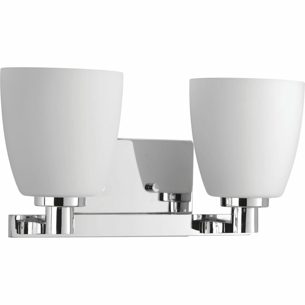 Progress Lighting P2166-15 Bath Fixture The two-light bath fixture