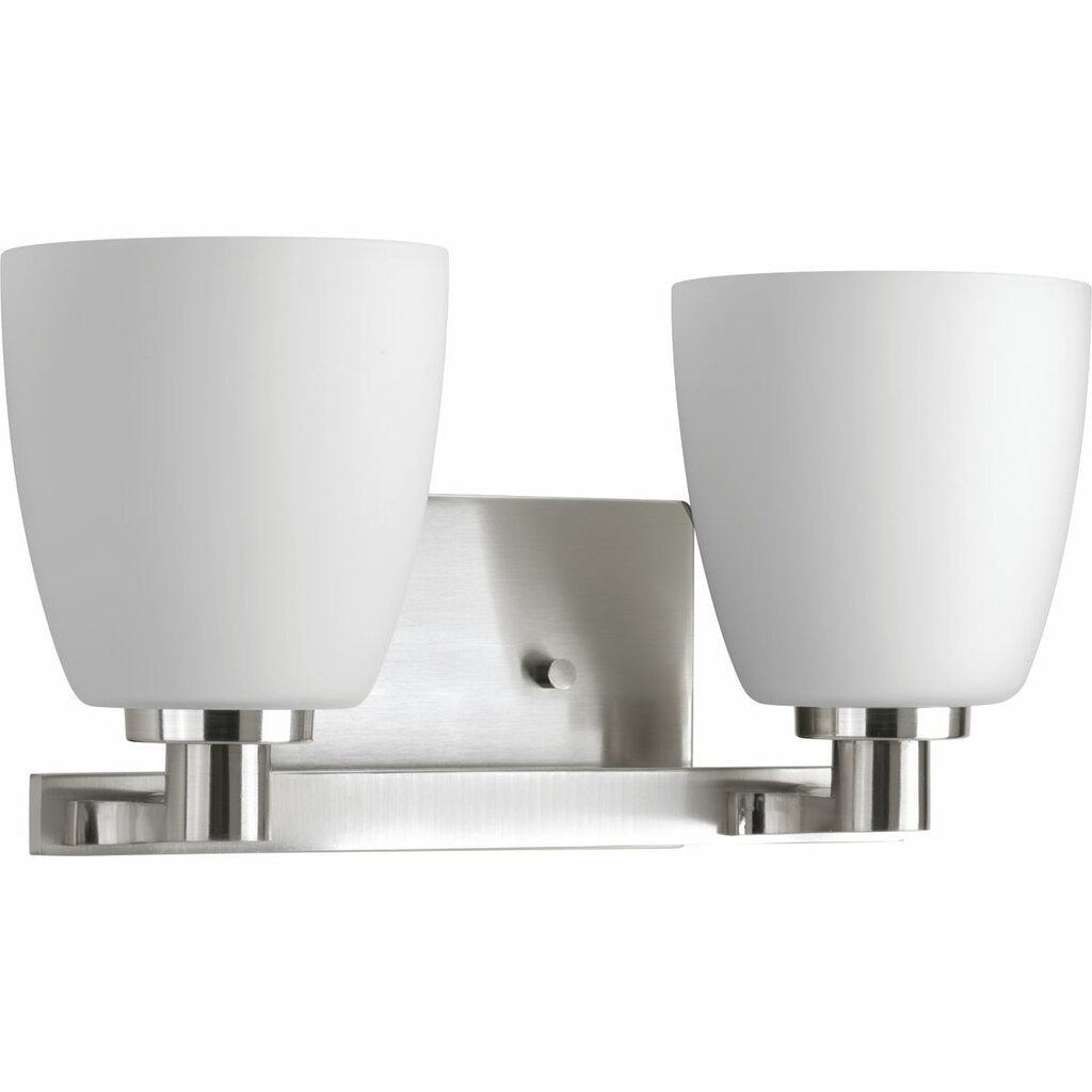 Progress Lighting P2166-09 Bath Fixture The two-light bath fixture