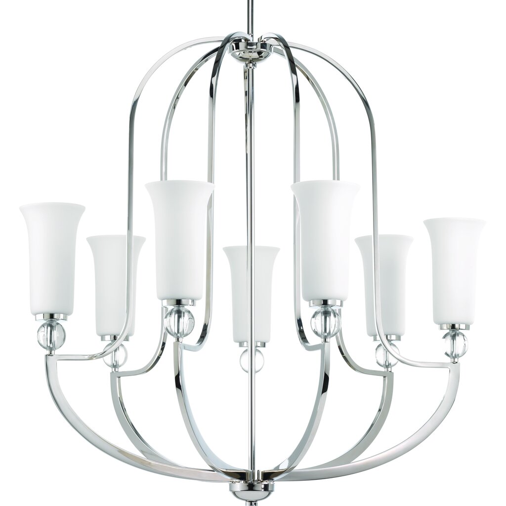 Progress Lighting P4733-104 Pendant Fixture The seven-light chandelier