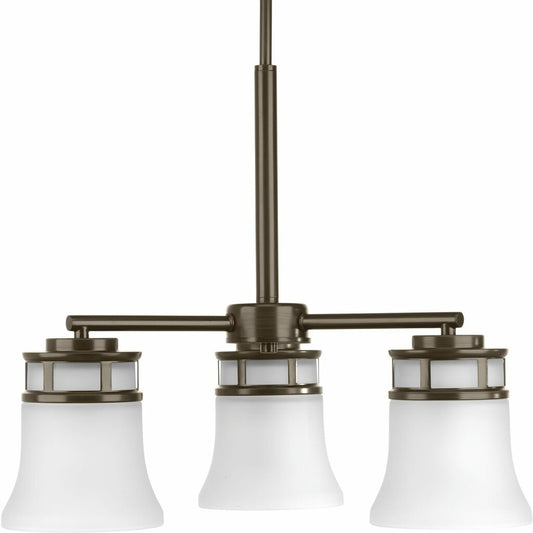 Progress Lighting P4612-20 Chandelier Fixture Three-light chandelier