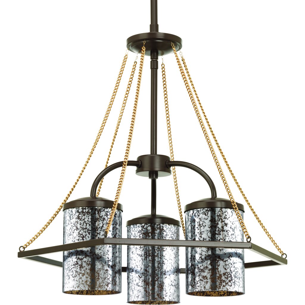 Progress Lighting P4248-20 Chandelier Fixture Three-light chandelier
