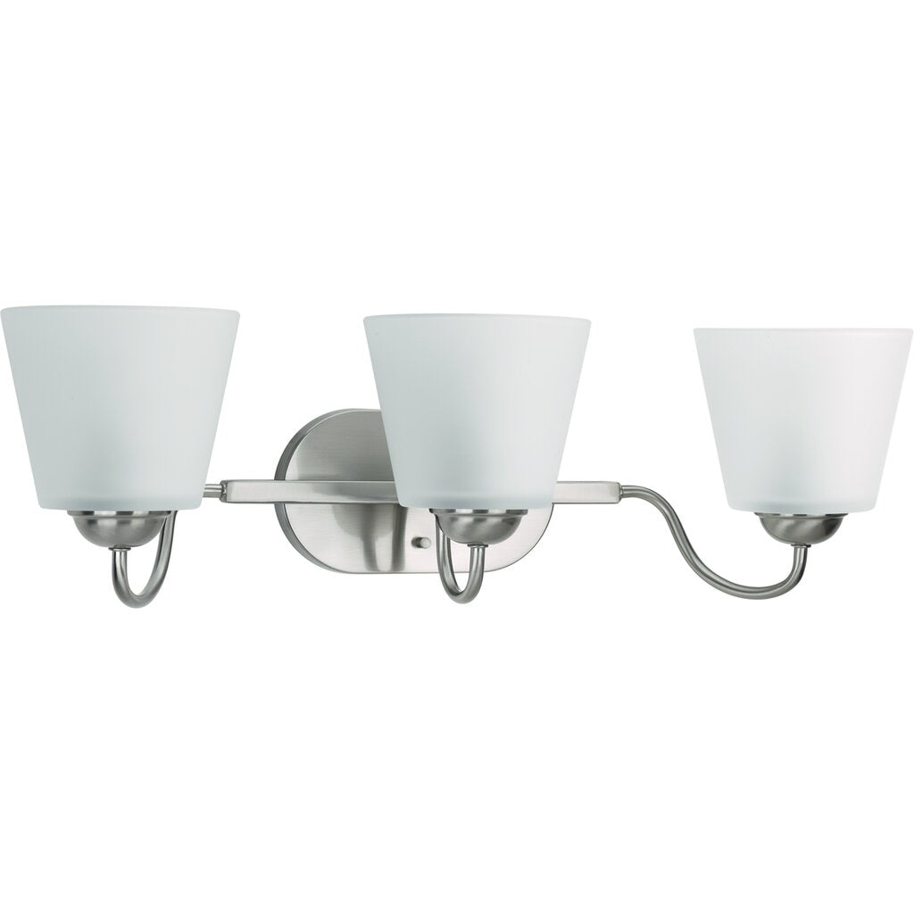 Progress Lighting P2129-09 Bath Fixture The three-light bath & vanity