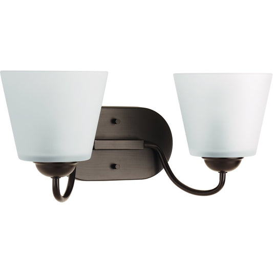 Progress Lighting P2128-20 Bath Fixture The two-light bath & vanity