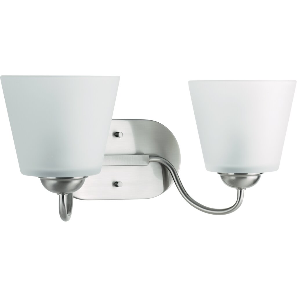 Progress Lighting P2128-09 Bath Fixture The two-light bath & vanity