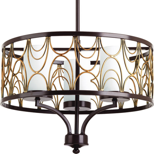 Progress Lighting P4699-20 Chandelier Fixture The three-light