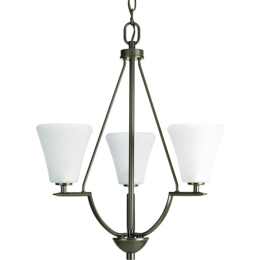 Progress Lighting P3821-20W Fixture Three-light chandelier/foyer with