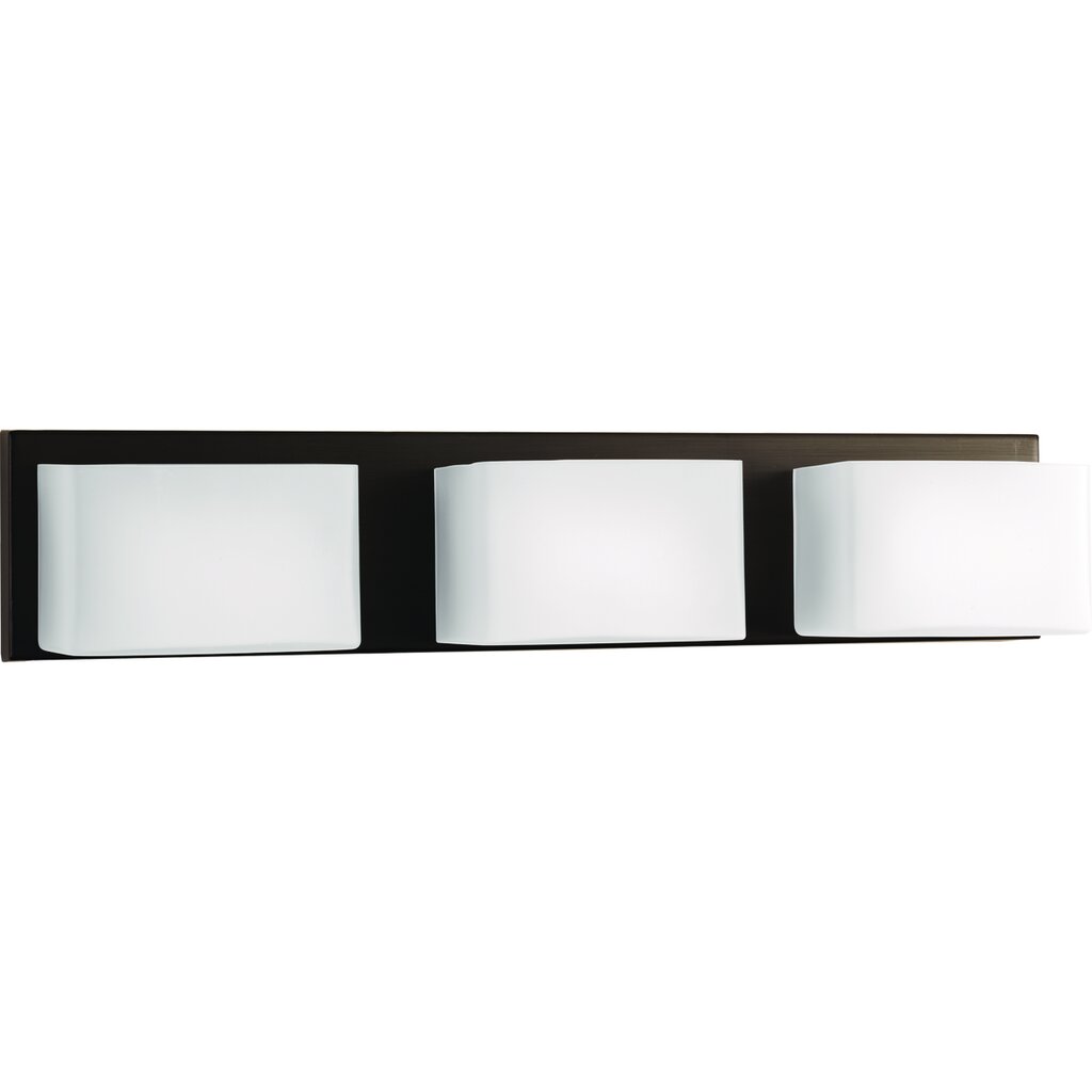 Progress Lighting P2144-2030K9 9W LED Bath Fixture Three-Light modern