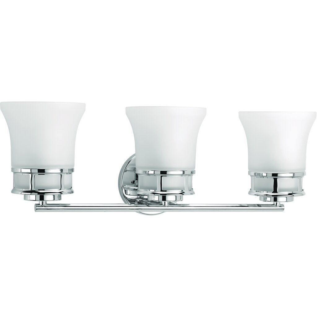 Progress Lighting P2148-15 Bath Fixture Three-light bath & vanity with