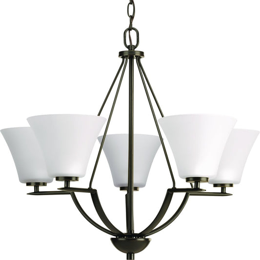 Progress Lighting P4623-20W Chandelier Fixture Five-light chandelier