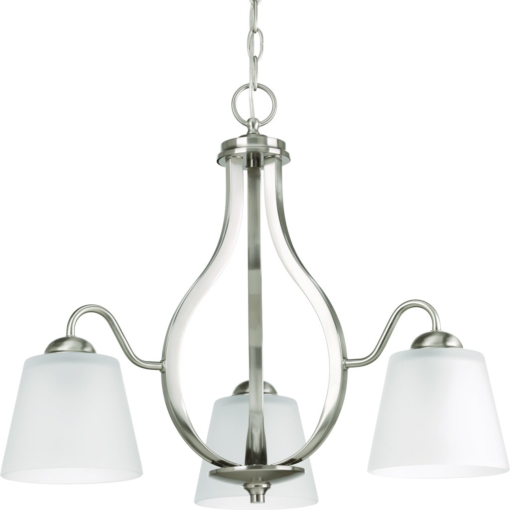 Progress Lighting P4745-09 Chandelier Fixture The three-light