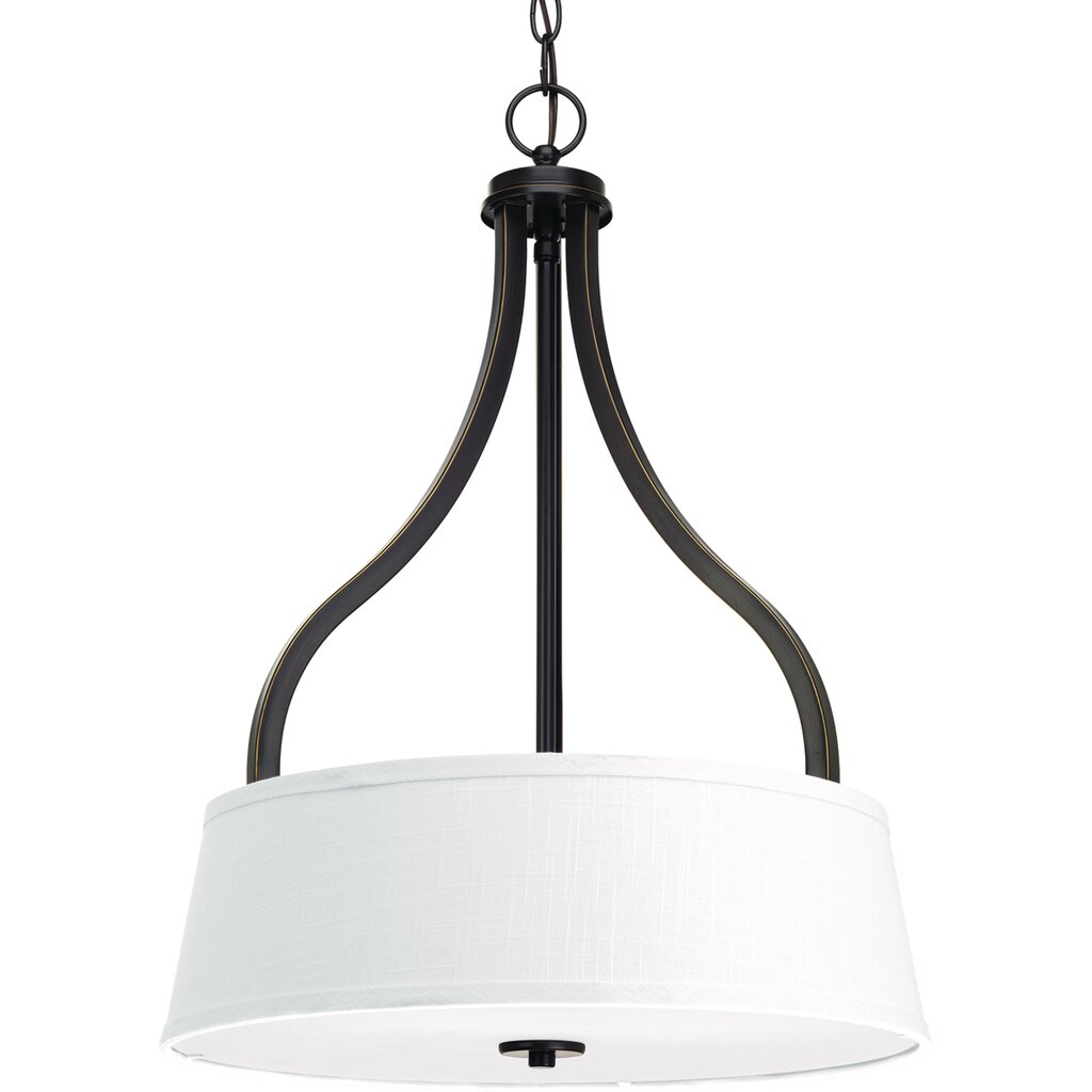 Progress Lighting P3905-20 Pendant Fixture The three-light inverted