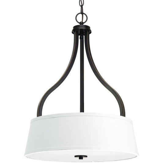 Progress Lighting P3905-20 Pendant Fixture The three-light inverted