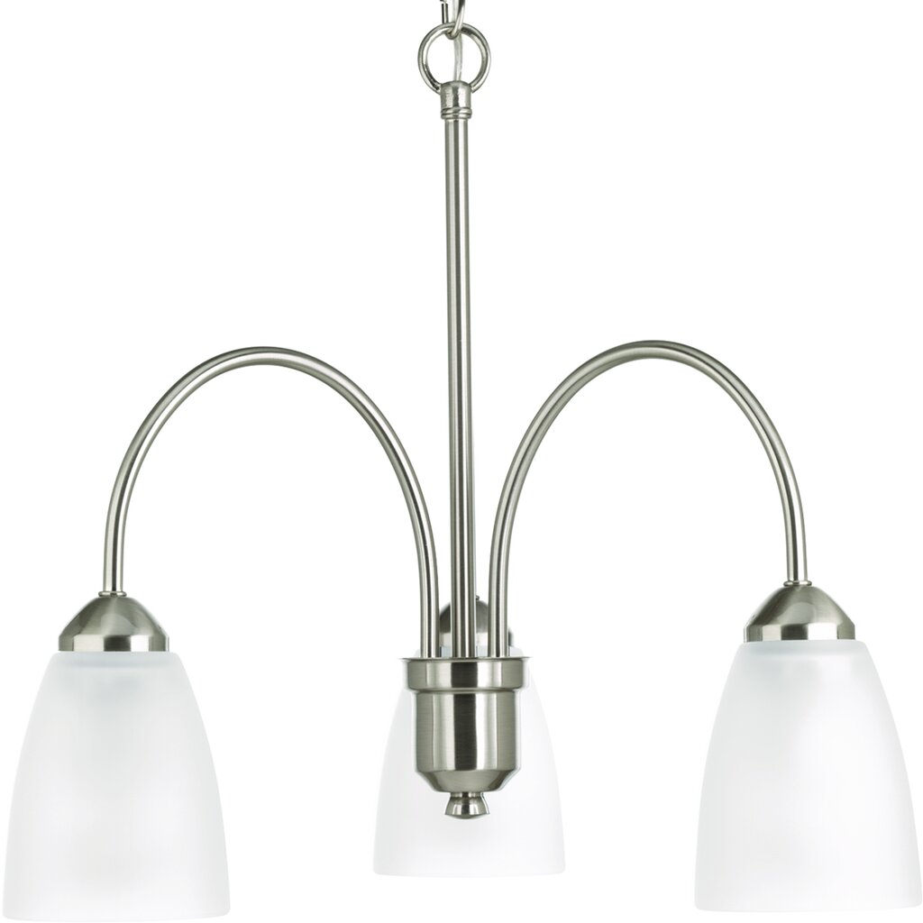 Progress Lighting P4734-09 Chandelier Fixture Three-light chandelier