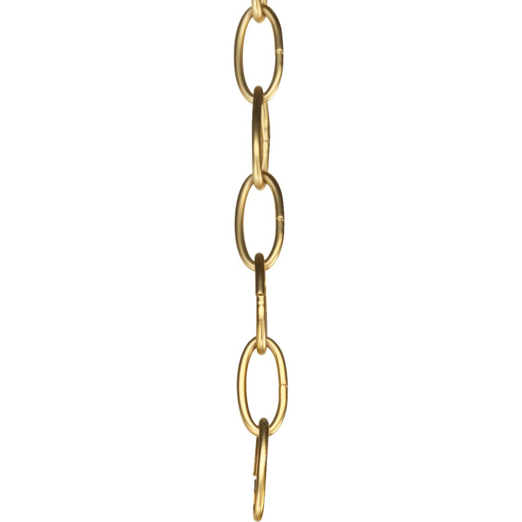 Progress Lighting P8757-137 Ten feet of 9 gauge chain in Natural Brass