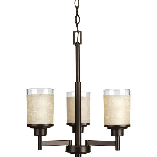 Progress Lighting P4458-20 Chandelier Fixture Three-light chandelier