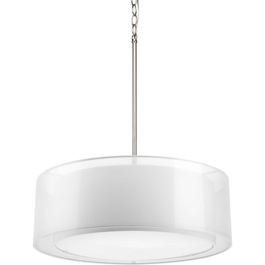 Progress Lighting P5037-09 Pendant Fixture Three-light pendant with