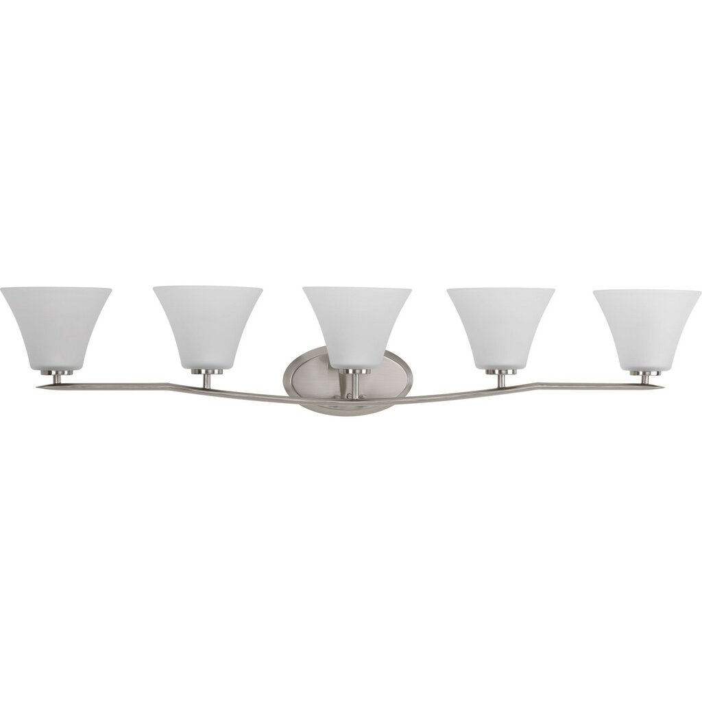 Progress Lighting P2016-09 Bath Fixture Five-light bath finished in