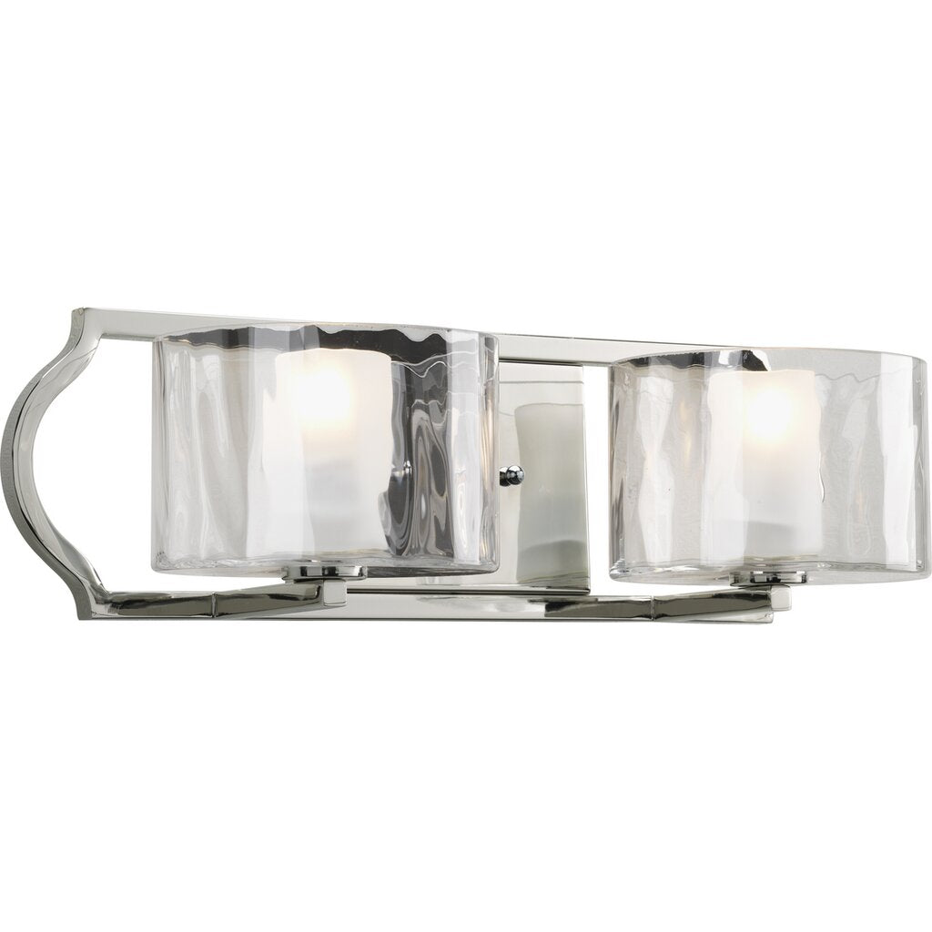 Progress Lighting P3076-104WB Bath Fixture Two-light bath fixture
