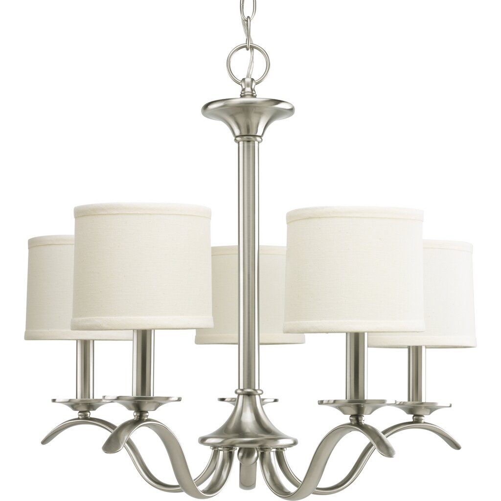 Progress Lighting P4635-09 Chandelier Fixture Harkening back to a