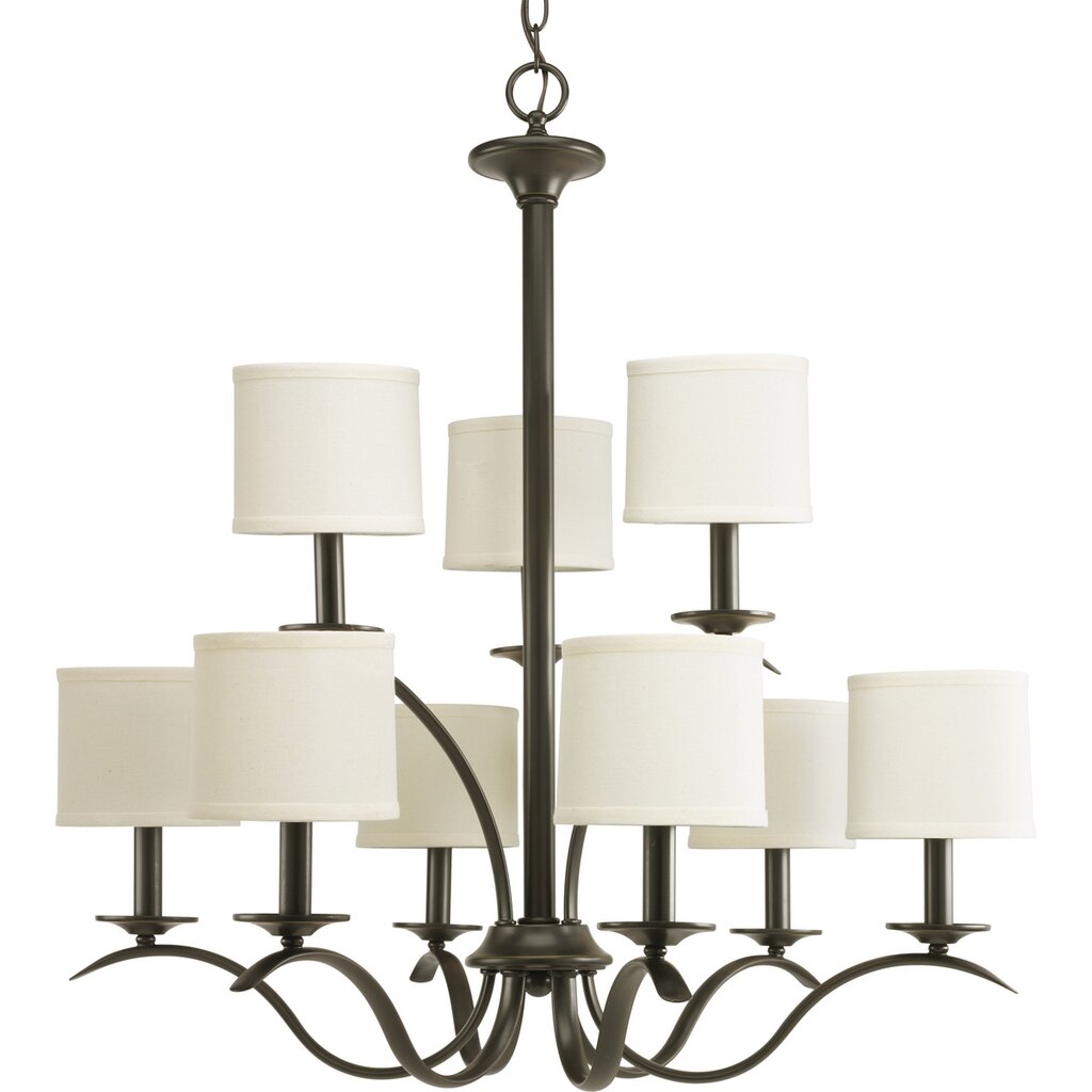 Progress Lighting P4638-20 Chandelier Fixture Harkening back to a