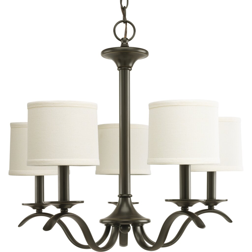 Progress Lighting P4635-20 Chandelier Fixture Harkening back to a