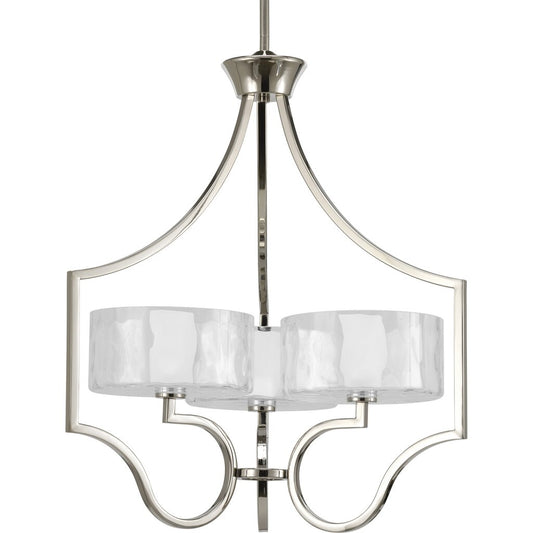 Progress Lighting P4644-104WB Chandelier Fixture Three-light