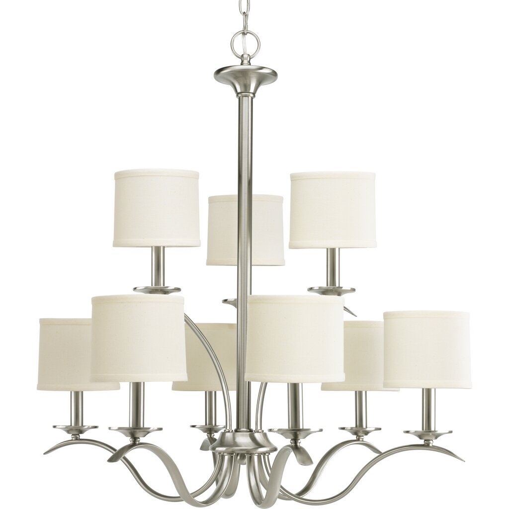 Progress Lighting P4638-09 Chandelier Fixture Harkening back to a