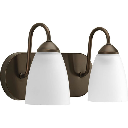 Progress Lighting P2707-20 Bath Fixture Gather possesses a smart