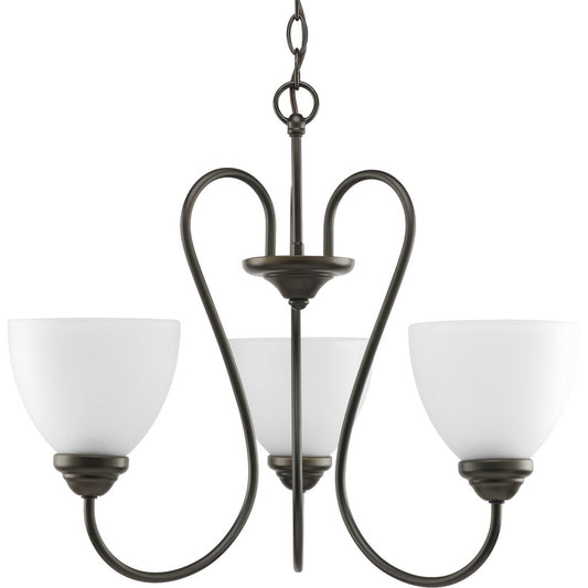 Progress Lighting P4664-20 Chandelier Fixture Three-light Antique