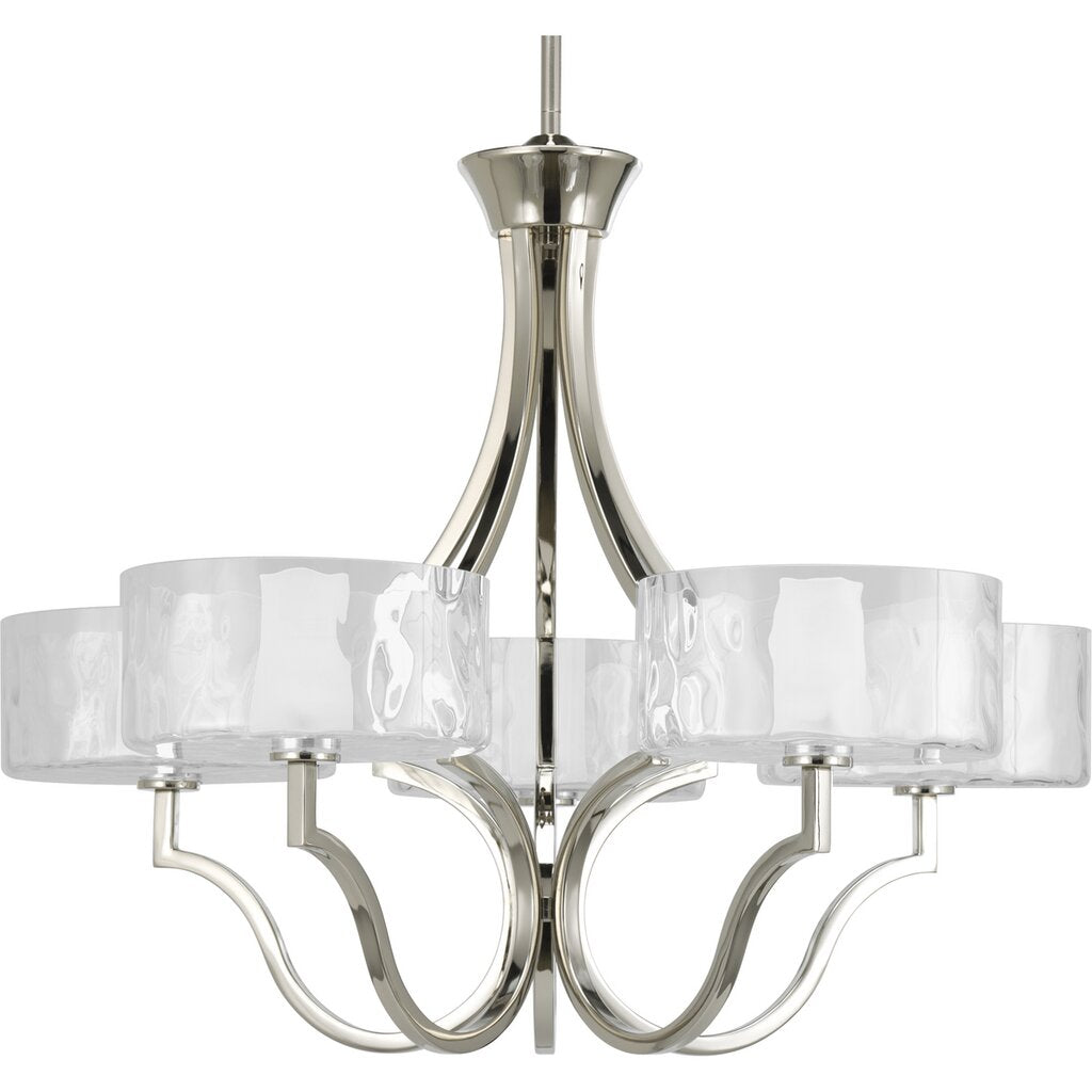Progress Lighting P4645-104WB Chandelier Fixture Five-light