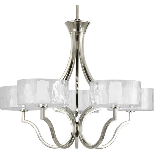 Progress Lighting P4645-104WB Chandelier Fixture Five-light