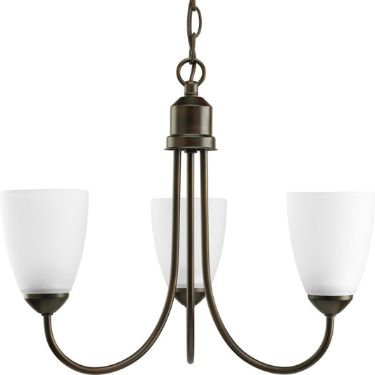 Progress Lighting P4440-20 Chandelier Fixture Three-light chandelier