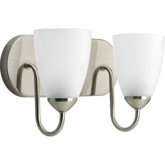 Progress Lighting P2707-09 Bath Fixture Gather possesses a smart