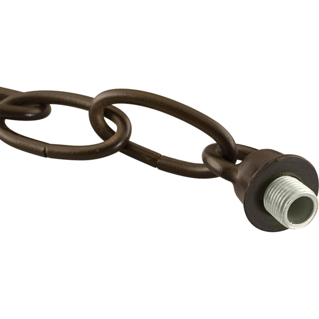 Progress Lighting P8678-20 Antique Bronze Loop and Chain Hang