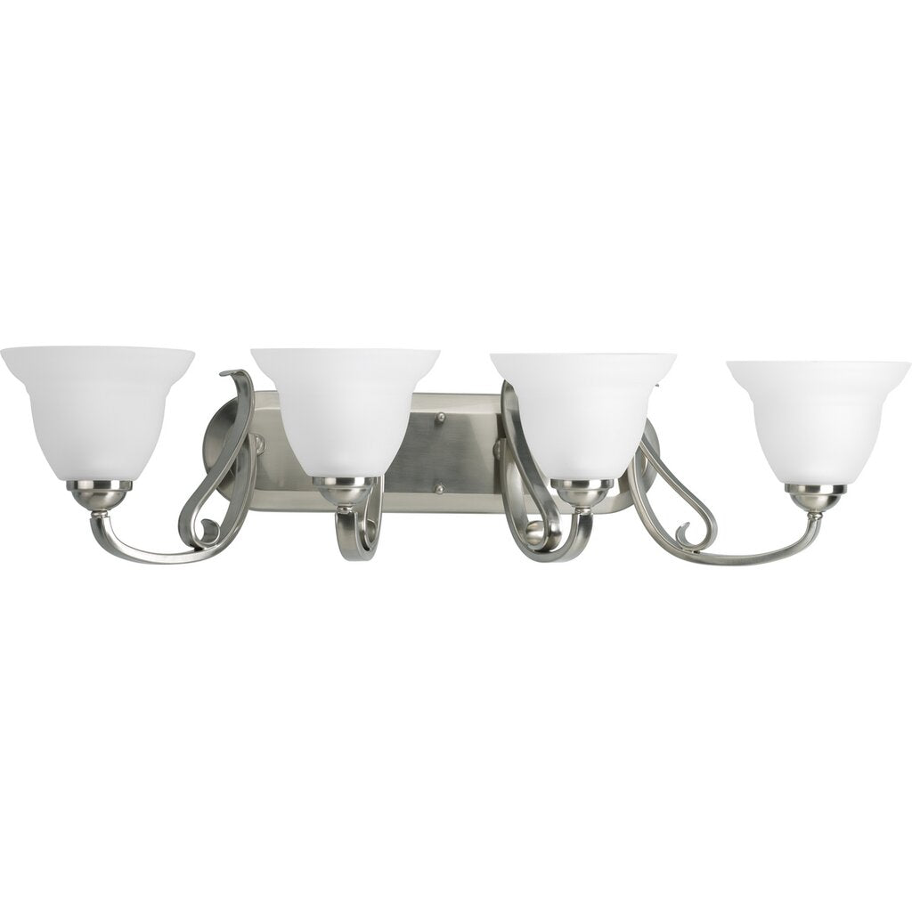 Progress Lighting P2884-09 Bath Fixture Four-light bath bracket from