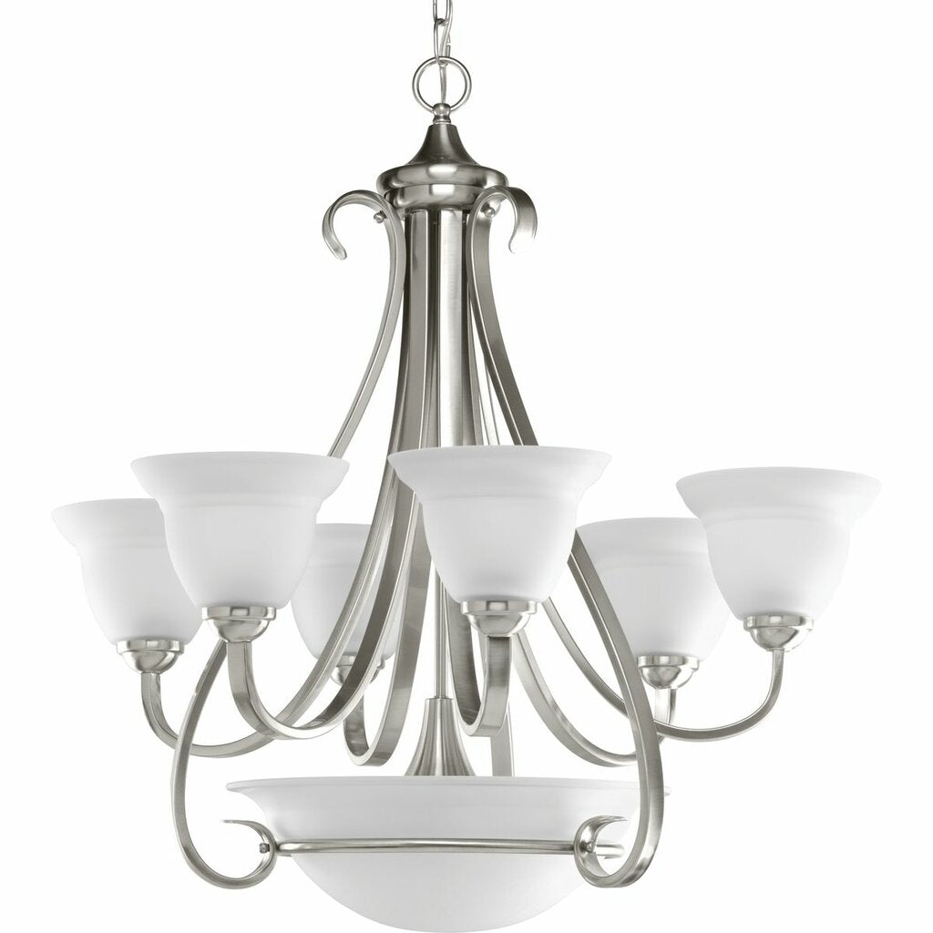 Progress Lighting P4417-09 Chandelier Fixture Elegantly formed
