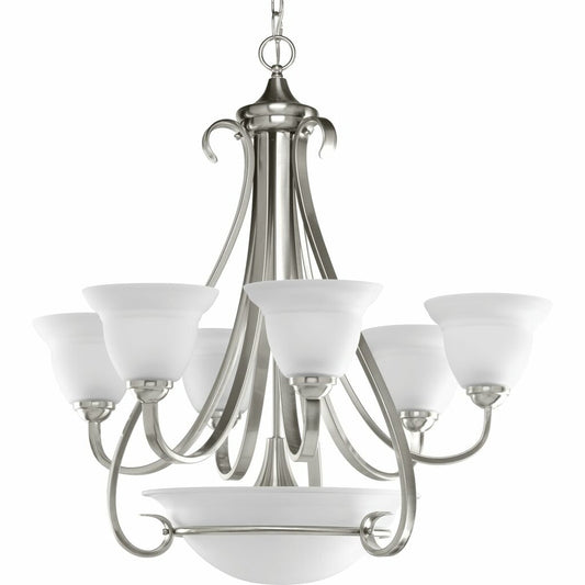 Progress Lighting P4417-09 Chandelier Fixture Elegantly formed