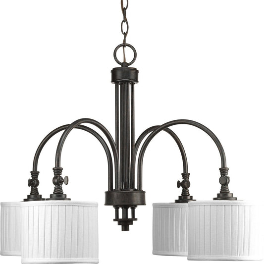 Progress Lighting P4421-84 Chandelier Fixture Four-light chandelier