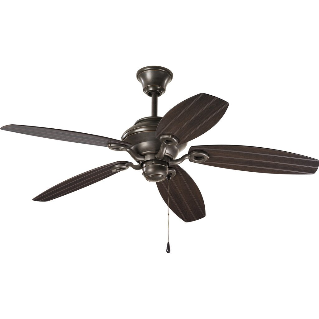 Progress Lighting P2533-20 54 inch five-blade Patio Fan with Toasted