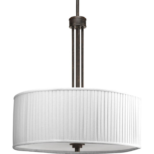 Progress Lighting P3909-84 Pendant Fixture Three-light - Stem Mount.