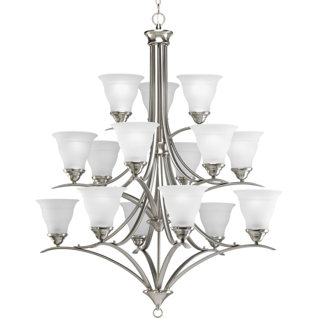 Progress Lighting P4365-09 Chandelier Fixture Fifteen-light three-tier