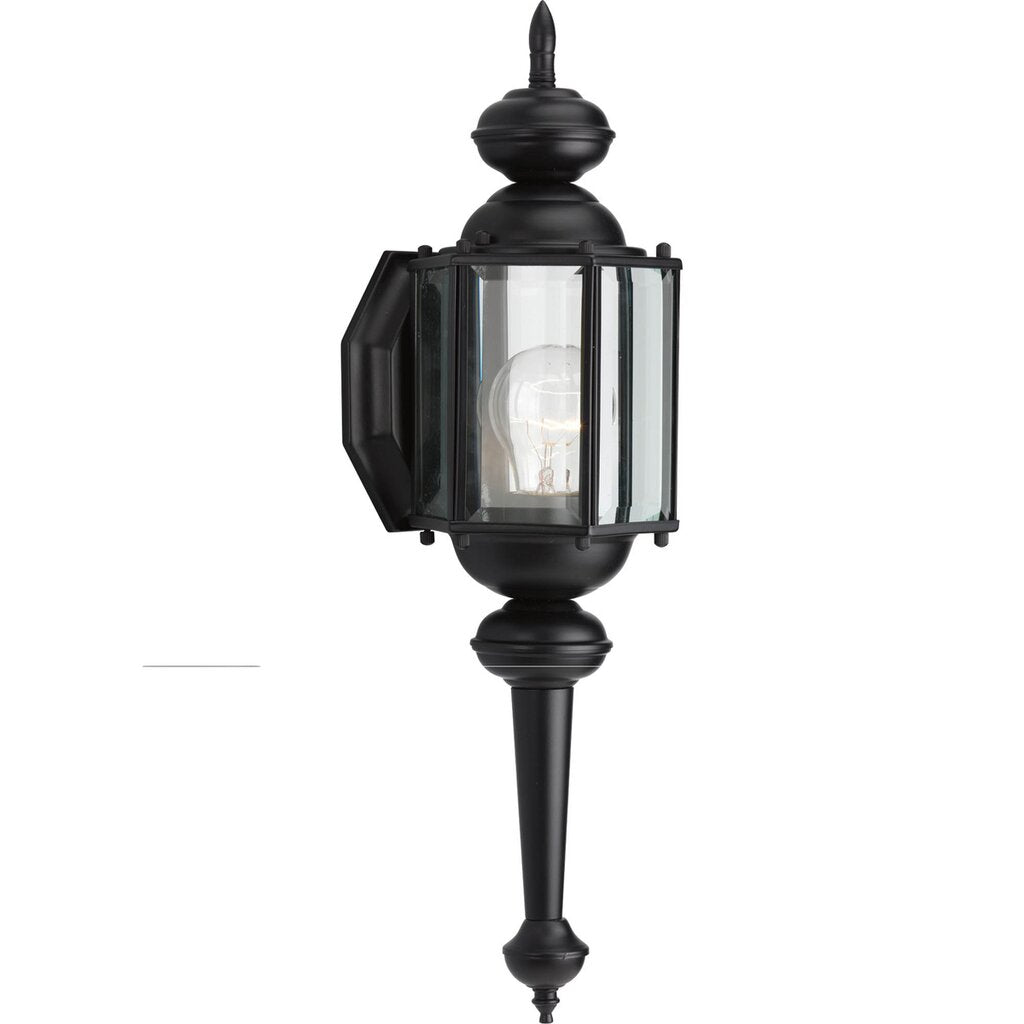 Progress Lighting P5758-31 Fixture Hexagonal aluminum wall torch with