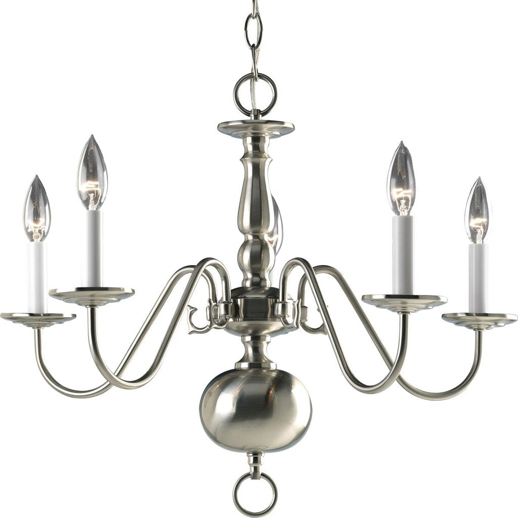 Progress Lighting P4355-09 Chandelier Fixture Five-light chandelier in